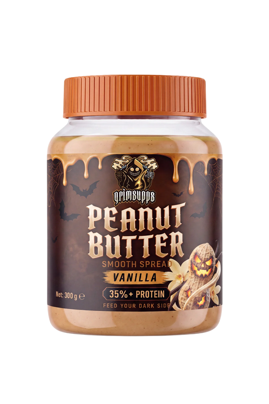 Grimsupps Peanut Butter Vanillia Yüksek Proteinli Fıstık Ezmesi 300g