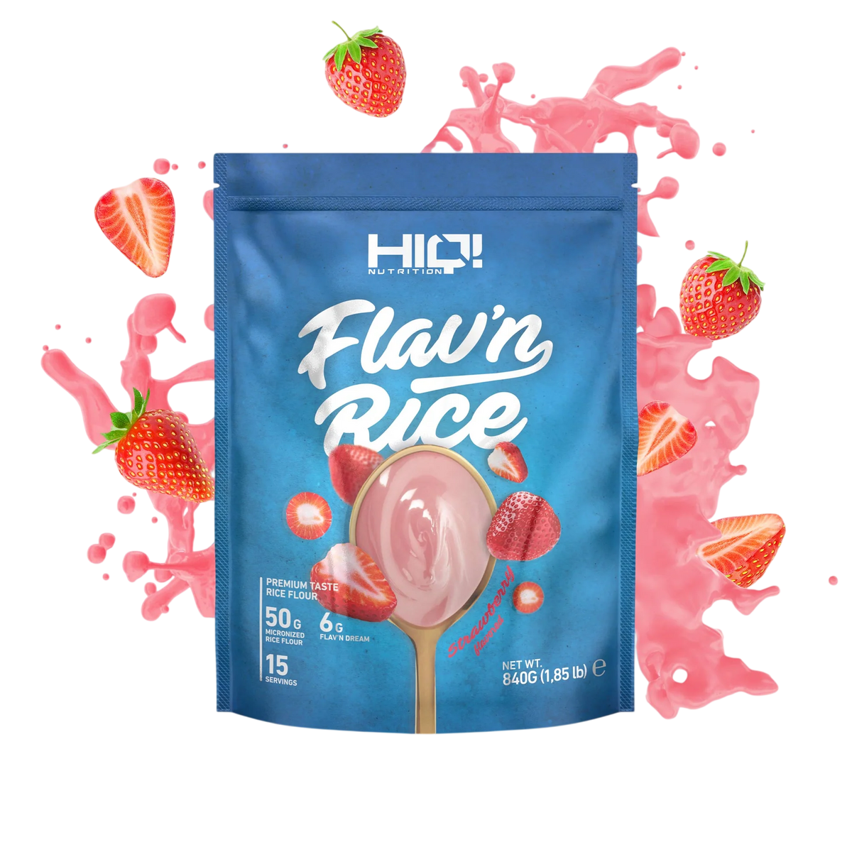 HIQ Nutrition Flav'n Rice Pirinç Kreması 840 Gr