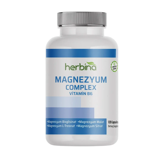 Herbina Magnezyum Kompleks 120 Kapsül