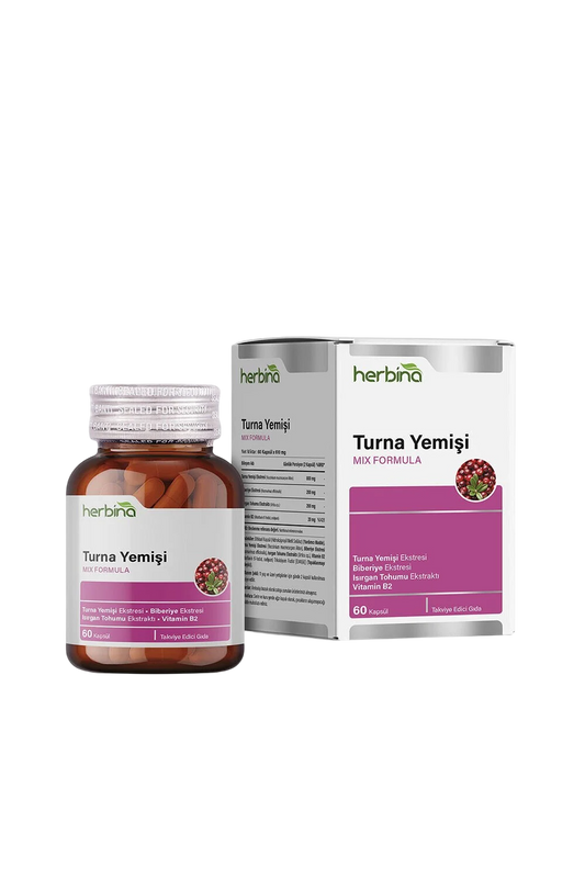 Herbina Turna Yemişi (Cranberry) Takviyesi 60 Kapsül